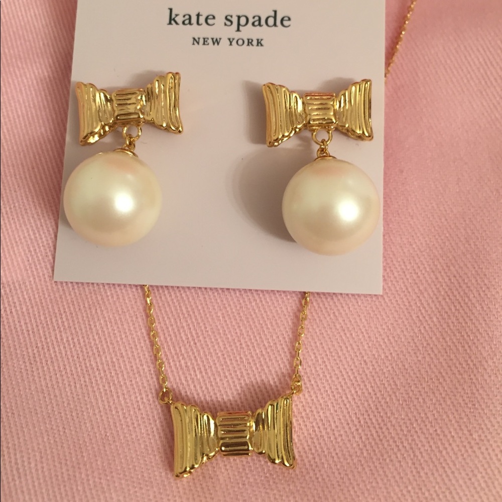 KATE SPADE ♠️ JEWELRY SET Earrings and necklaces - Picture 2 of 8